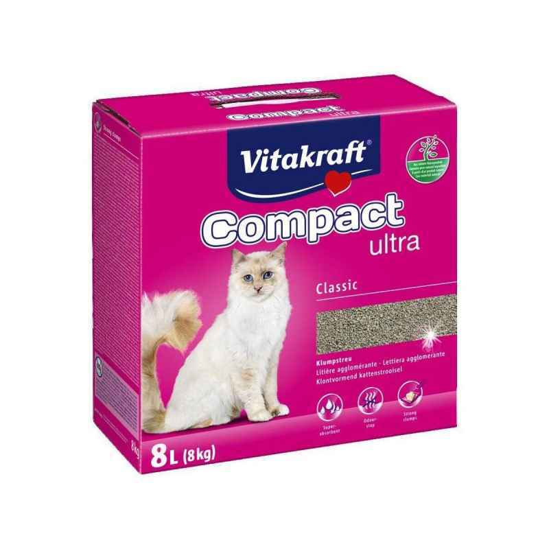 Vitakraft (Витакрафт) Compact Ultra Classic - Наполнитель кошачий для туалета (2 кг) в E-ZOO