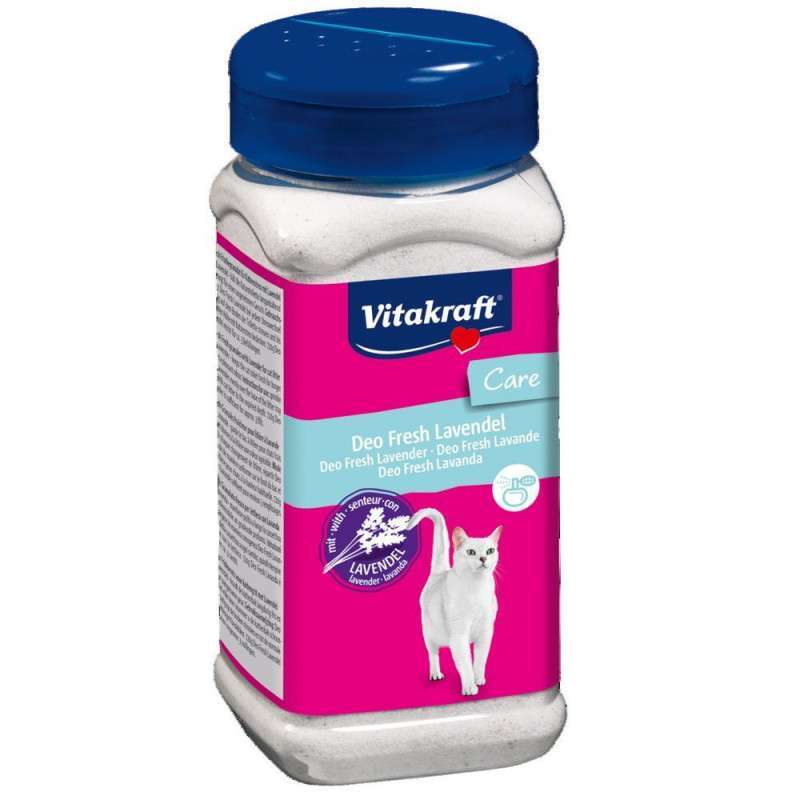 Vitakraft (Витакрафт) Deo Fresh Lavender - Дезодорант для кошачьего туалета с лавандой (720 г) в E-ZOO