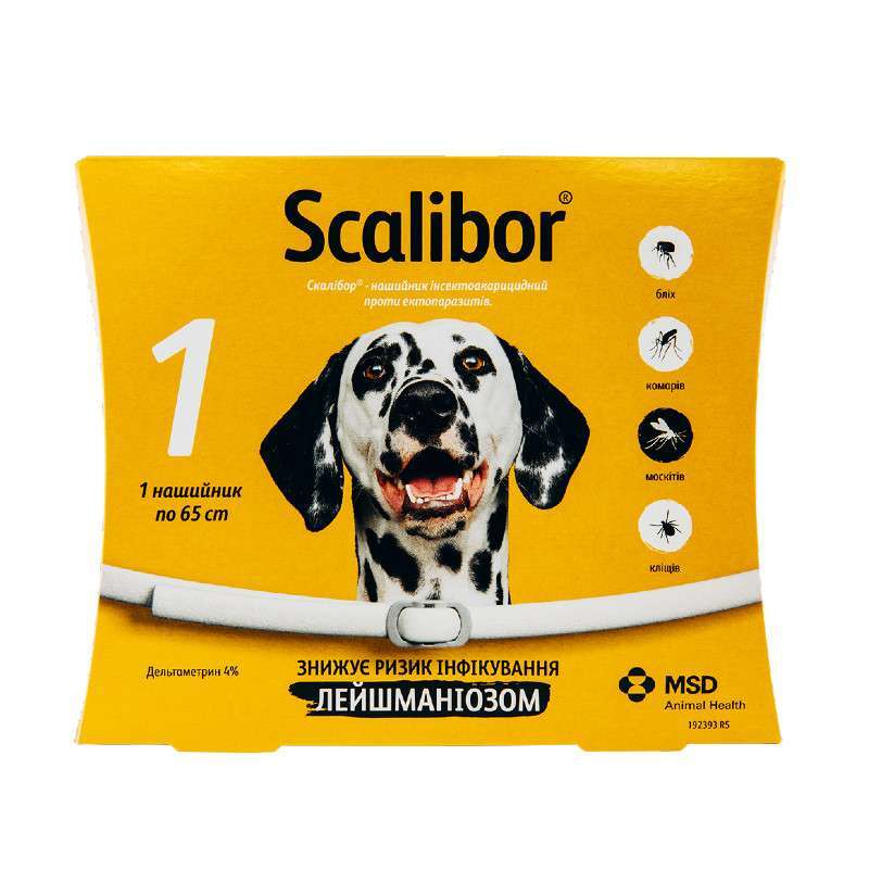 Scalibor (Скалибор) by MSD Animal Health - Противопаразитарный ошейник от блох и клещей для собак