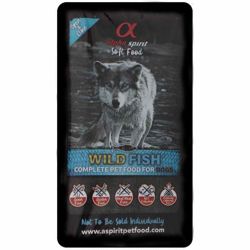 Alpha Spirit (Альфа Спирит) WildFish - Полувлажный корм с рыбой для собак (9 кг) в E-ZOO