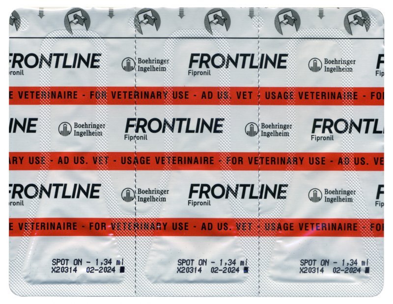 Frontline (Фронтлайн) Spot On by Boehringer Ingelheim - Протипаразитарні краплі від бліх і кліщів для собак (10-20 кг New!) в E-ZOO