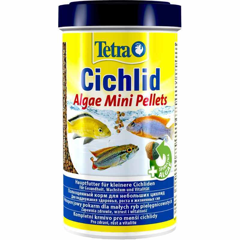Tetra (Тетра) Cichlid Algae Mini - Корм для маленьких цихлід (500 мл) в E-ZOO