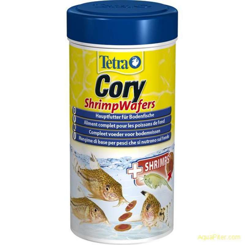 Tetra (Тетра) Cory ShrimpWafers - Корм для сомиков и донных рыб (250 мл) в E-ZOO