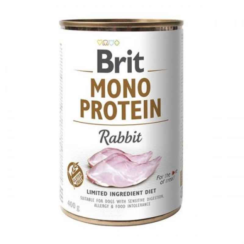 Brit (Бріт) Mono Protein Rabbit - Консерви для собак з кроликом (400 г) в E-ZOO