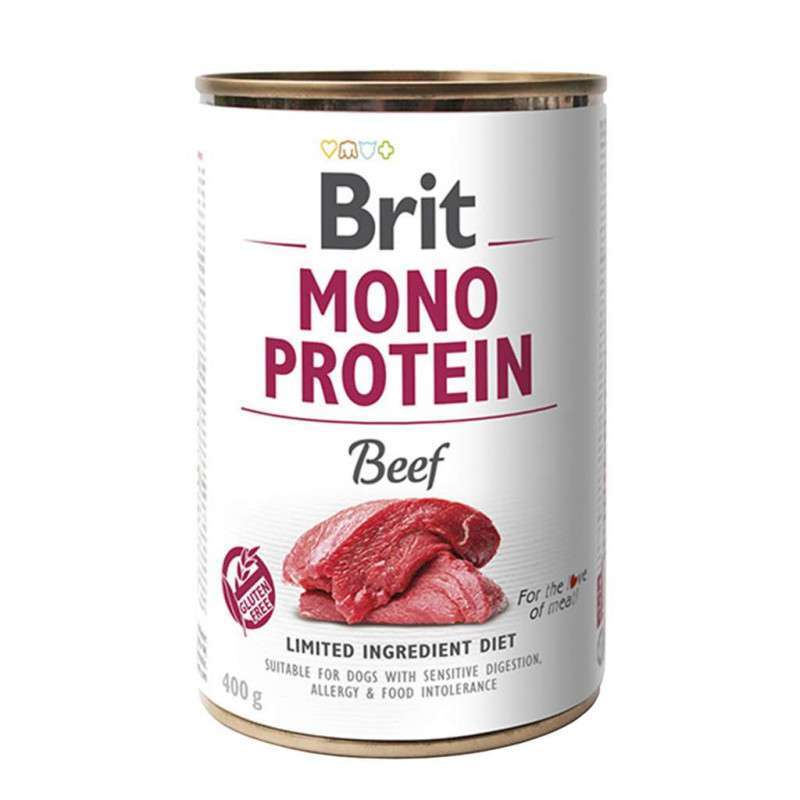 Brit (Бріт) Mono Protein Beef - Консерви для собак з яловичиною (400 г) в E-ZOO