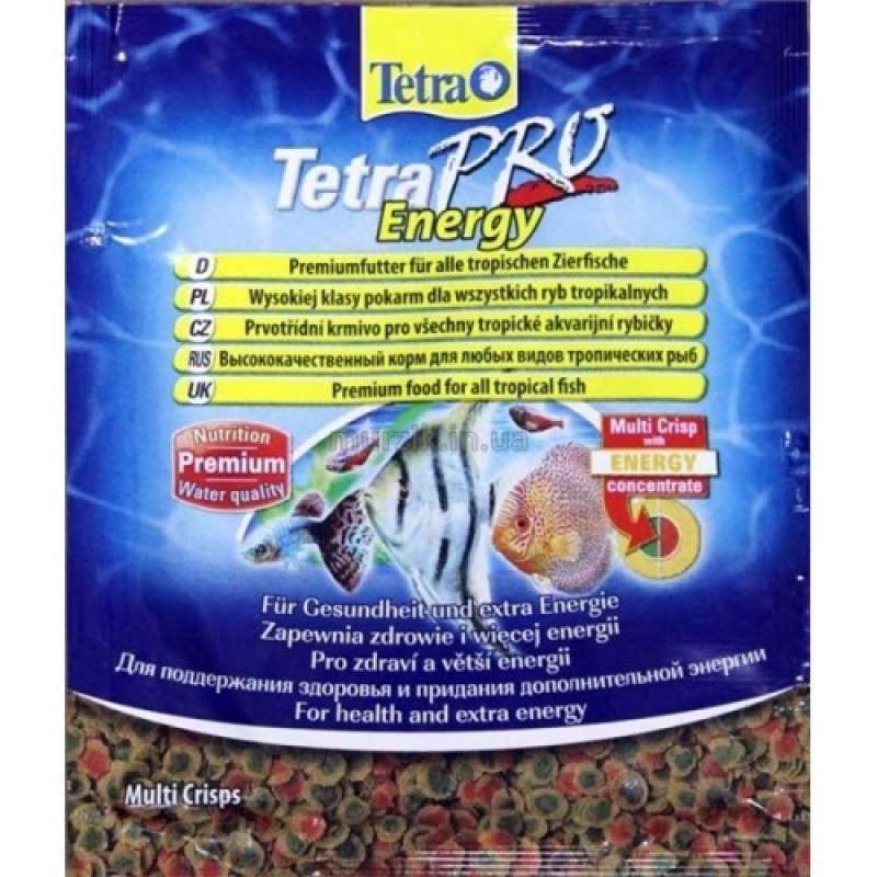 Tetra (Тетра) TetraPRO Energy Multi-Crisps - Універсальний корм для акваріумних риб з підвищеними поживними властивостями (250 мл) в E-ZOO