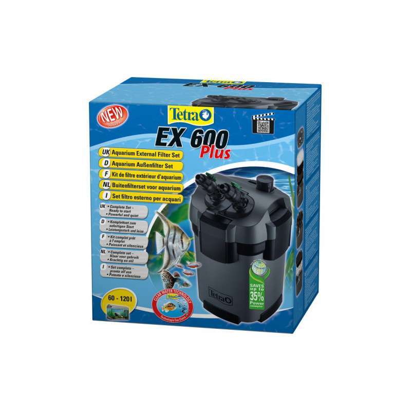 Tetra (Тетра) External EX 600 Plus - Внешний фильтр для аквариумов объемом 60-120 л (EX 600 Plus) в E-ZOO