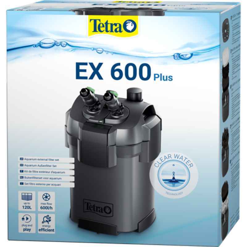 Tetra (Тетра) External EX 600 Plus - Зовнішній фільтр для акваріумів об'ємом 60-120 л (EX 600 Plus) в E-ZOO