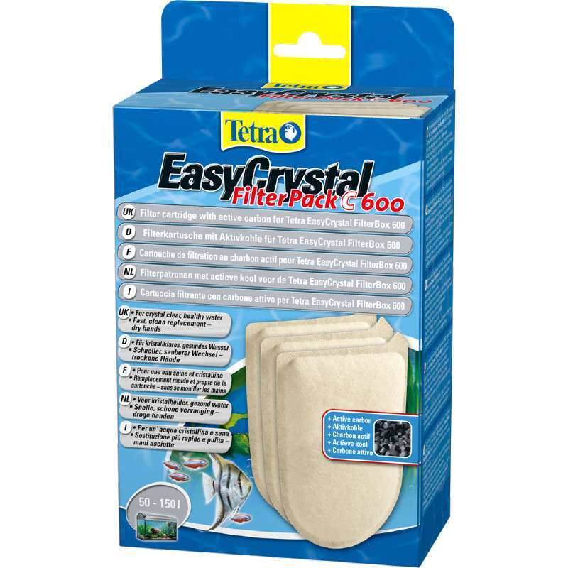 Tetra (Тетра) Easy Crystal Filter Pack C 600 - Вкладыш для фильтра с активированным углём (FilterBox 600) в E-ZOO