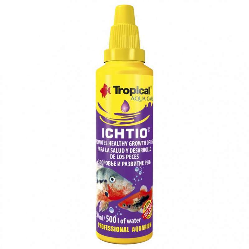 Tropical (Тропикал) Ichtio - Лекарственный препарат для борьбы с "рыбьей оспой" (50 мл) в E-ZOO