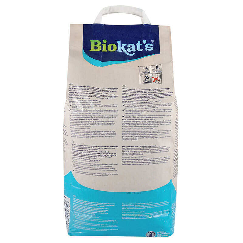 BIOKAT'S (Біокетс) CLASSIC FRESH 3 in 1 - Наповнювач, що утворює грудочки для котячого туалету КЛАСІК 3 в 1 з ароматом свіжої трави (10 л) в E-ZOO