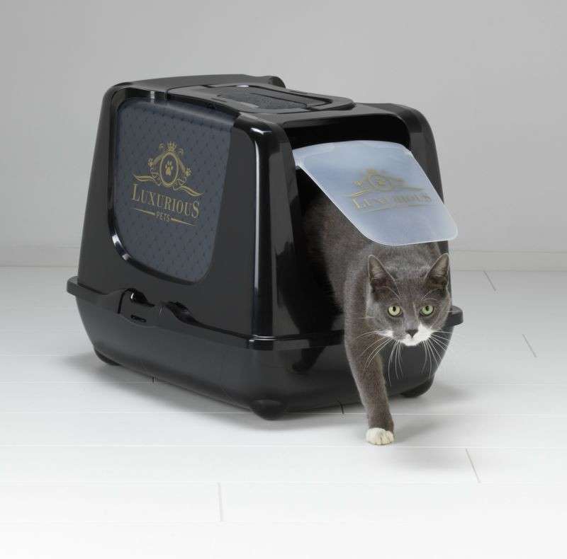 Moderna (Модерна) Luxurious Pets Trendy Cat - Туалет закрытый для кошек с угольным фильтром (50х39,5x37,5 cм) в E-ZOO
