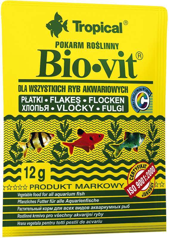 Tropical (Тропікал) Bio-vit - Корм-пластівці для всіх видів риб (4 кг) в E-ZOO