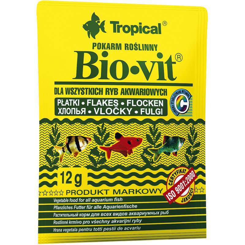 Tropical (Тропікал) Bio-vit - Корм-пластівці для всіх видів риб (4 кг) в E-ZOO
