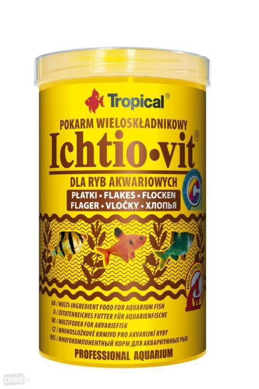 Tropical (Тропікал) Ihtio-vit - Корм-пластівці для всіх видів риб (12 г) в E-ZOO
