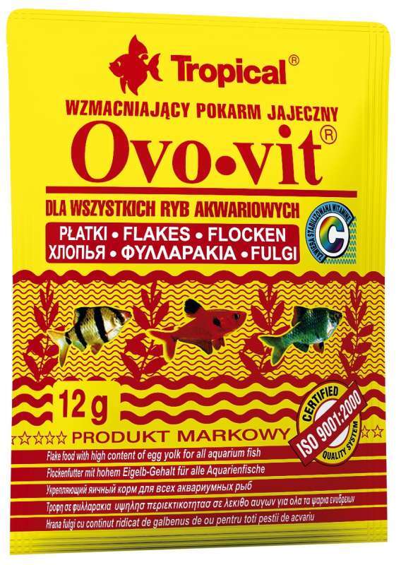 Tropical (Тропікал) Ovo-vit - Корм з яєчним жовтком для риб (200 г) в E-ZOO