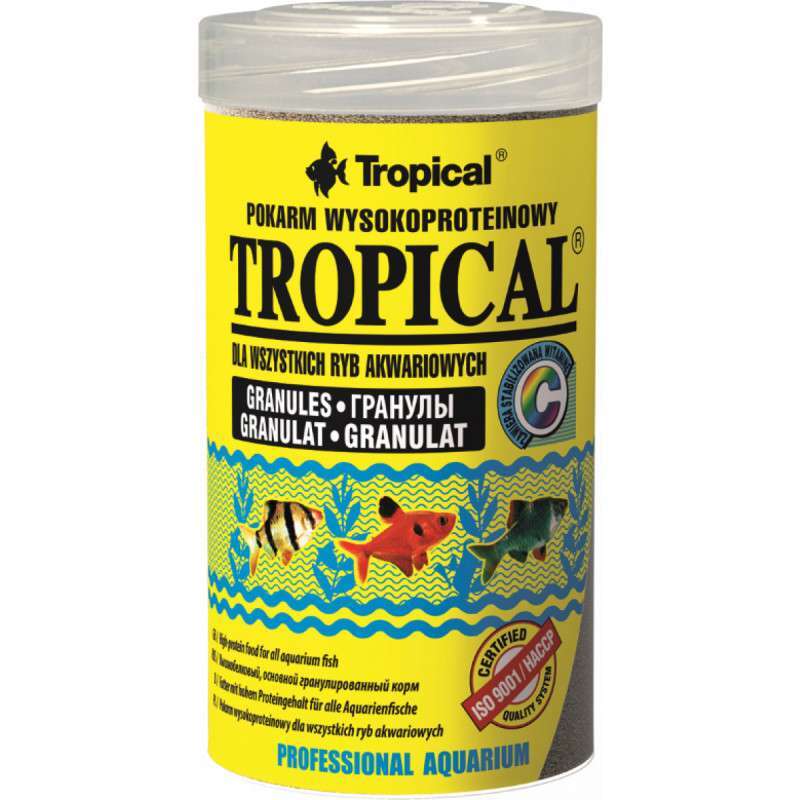 Tropical (Тропікал) Granulat - Гранульований корм для м'ясоїдних і всеїдних риб (20 г) в E-ZOO