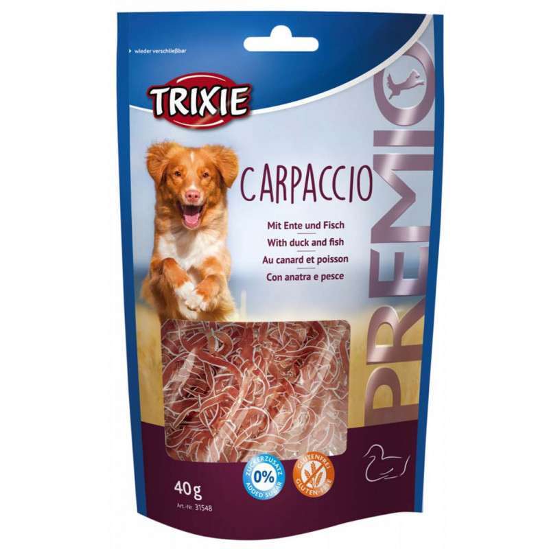 Trixie (Трикси) PREMIO Carpaccio - Лакомство с уткой и рыбой для собак (80 г) в E-ZOO