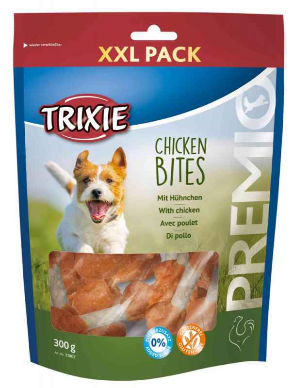 Trixie (Тріксі) PREMIO Chicken Bites - Ласощі гантелі з куркою для собак (100 г) в E-ZOO