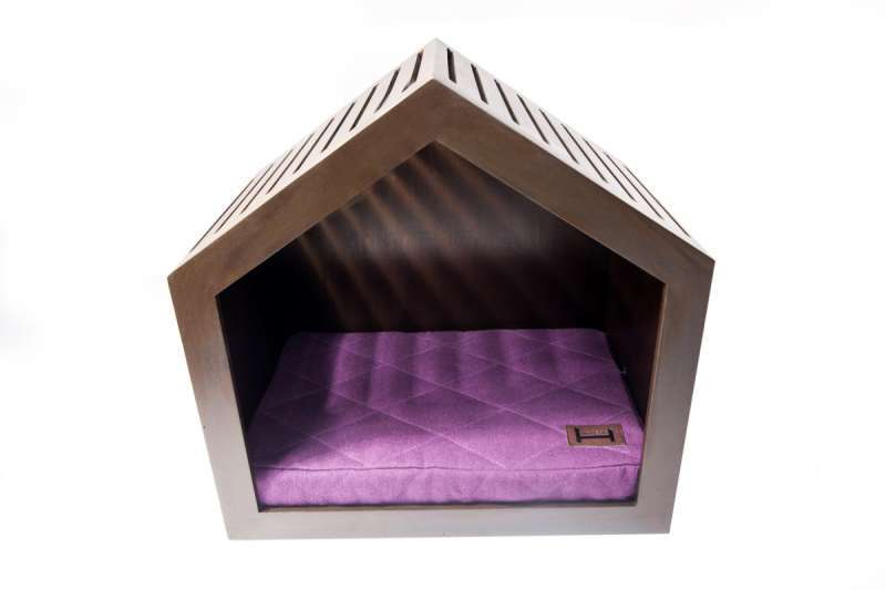 HARLEY & CHO (Харлі енд Чо) Brown Shelter - Будиночок-будка (темне дерево) для собак (63х48х60 см) в E-ZOO