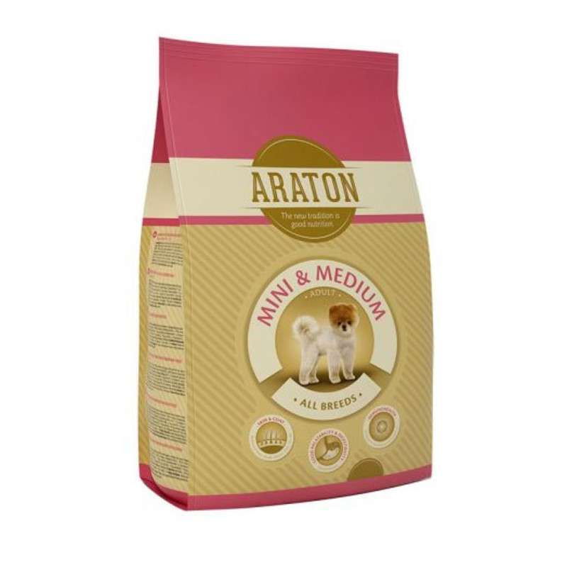 Araton (Аратон) Poultry Adult All Breeds - Сухий корм з м'ясом птиці для дорослих собак маленьких і середніх порід (3 кг) в E-ZOO