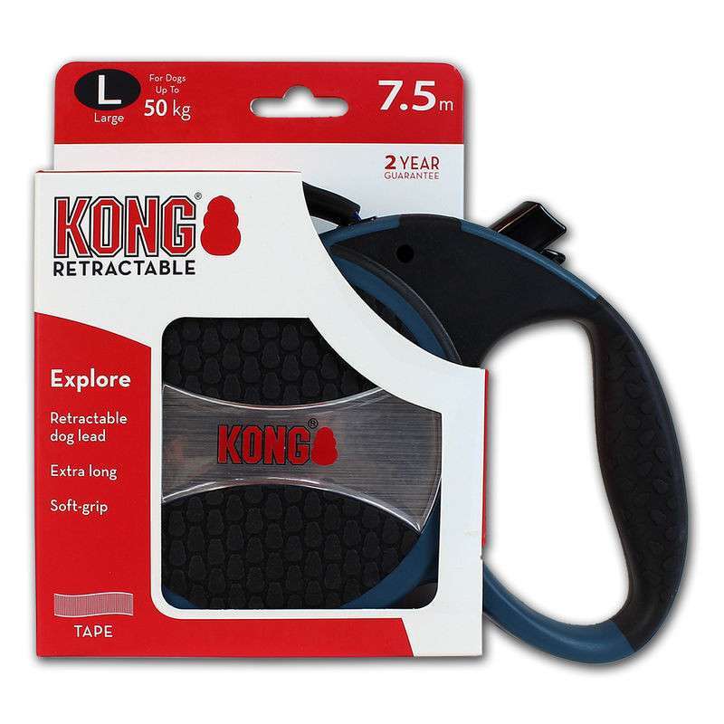 KONG (Конг) Explorer L - Поводок-рулетка для больших пород собак (L) в E-ZOO