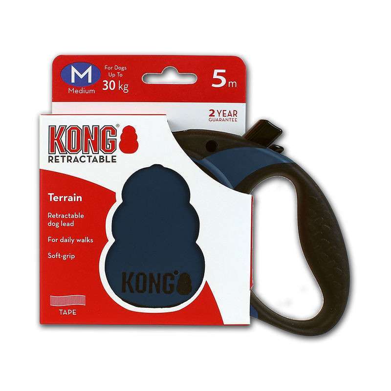 KONG (Конг) Terrain M - Рулетка для середніх порід собак (M+gift) в E-ZOO