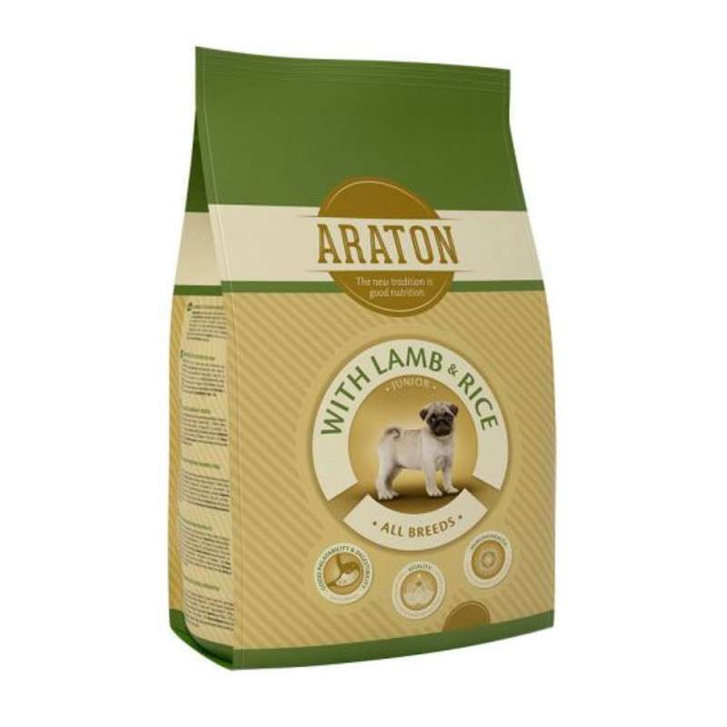 Araton (Аратон) Lamb Junior All Breeds - Сухой корм с ягненком и рисом для молодых собак всех пород (3 кг) в E-ZOO