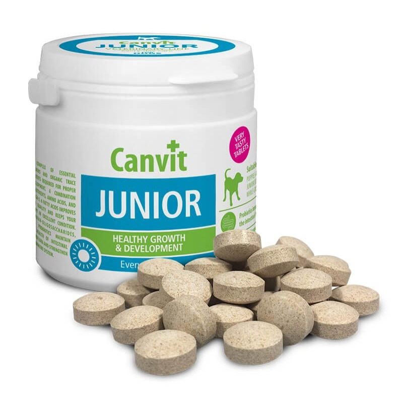 Canvit (Канвіт) junior - Комплекс вітамінів для повноцінного розвитку молодого організму цуценят і молодих собак (230 г (230 шт.)) в E-ZOO