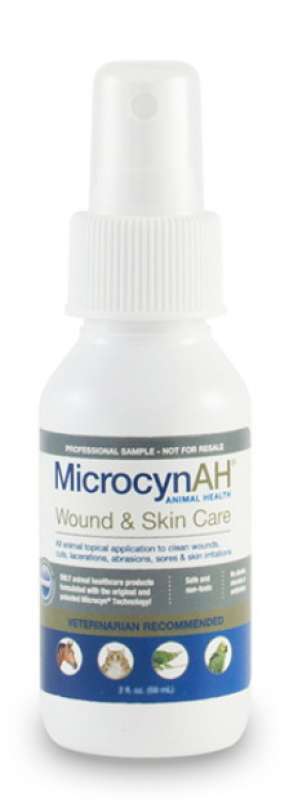 MicrocynAH (Мікроцин) Wound & Skin Care Liquid - Спрей для обробки ран і догляду за шкірою всіх видів тварин, спрей-рідина (120 мл) в E-ZOO