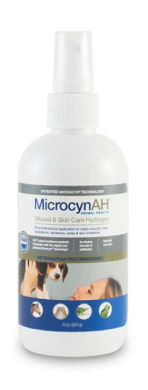 MicrocynAH (Мікроцин) Wound and Skin Care Hydrogel - Гідрогель для обробки ран і догляду за шкірою всіх видів тварин (120 мл) в E-ZOO