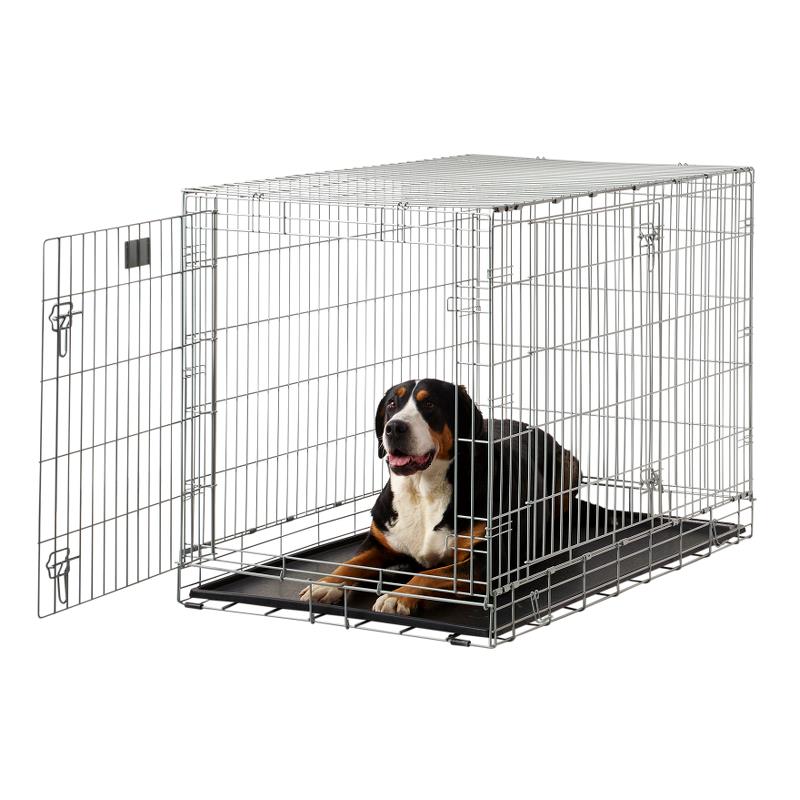 Savic (Савик) Dog Residence - Клетка для собак цинковая, с покрытием хамершлак (50х33х40 см) в E-ZOO