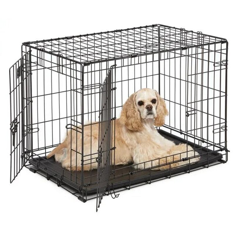 Savic (Савік) Dog Residence - Клітка для собак цинкова, з покриттям хамершлак (50х33х40 см) в E-ZOO