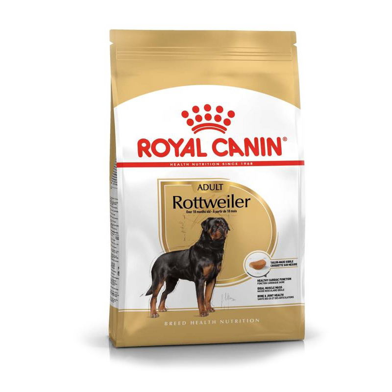 Royal Canin (Роял Канін) Rottweiler Adult - Сухий корм з м'ясом птиці для дорослих собак породи ротвейлер (12 кг) в E-ZOO
