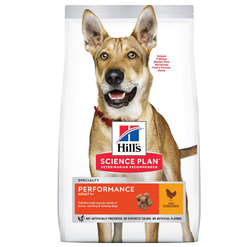 Hill's (Хиллс) Science Plan Performance Adult with Chicken - Сухой корм с курицей для взрослых собак с повышенной активностью
