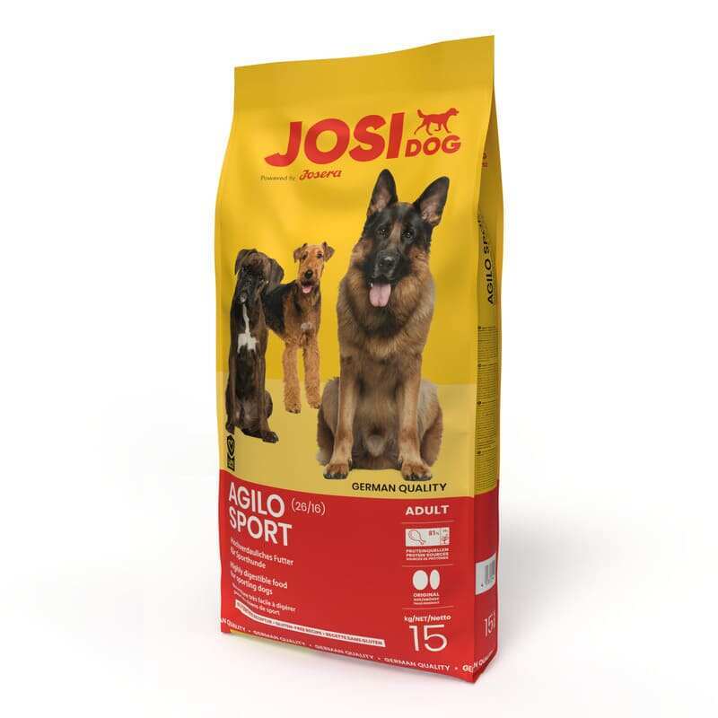 Купити JosiDog (ЙозіДог) by Josera Adult Agilo Sport (26/16) - Сухий корм для дорослих спортивних собак: відгуки, опис - Київ