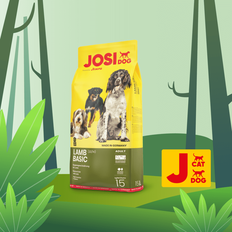 JosiDog (ЙозиДог) by Josera Adult Lamb Basic - Сухой корм с ягненком для взрослых собак (15 кг) в E-ZOO