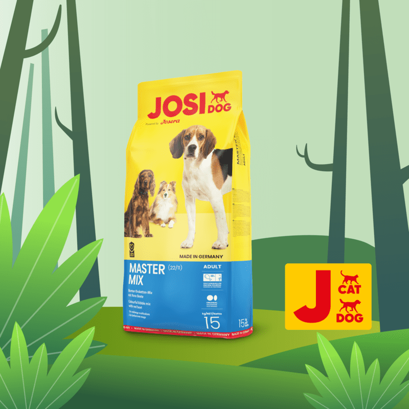 JosiDog (ЙозиДог) by Josera Adult Master Mix - Сухой корм для взрослых собак всех пород (15 кг) в E-ZOO