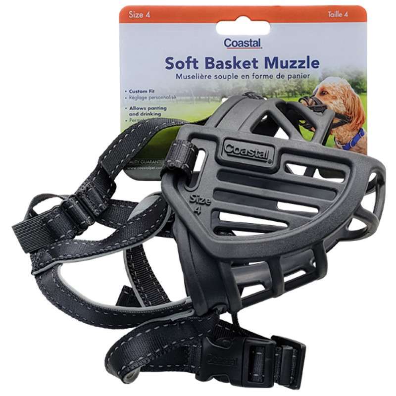 Coastal (Костал) Soft Basket Muzzle - Силиконовый намордник для собак (Size 4) в E-ZOO