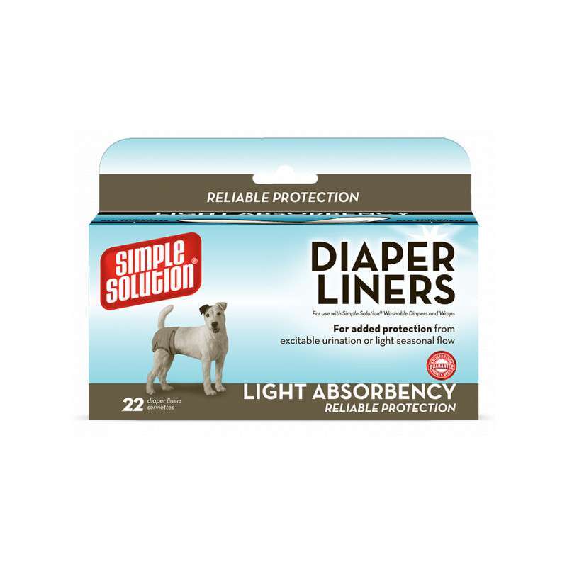 Simple Solution (Сімпл Солюшн) Diaper Liners - Прокладки гігієнічні для собак (22 шт./уп.) в E-ZOO