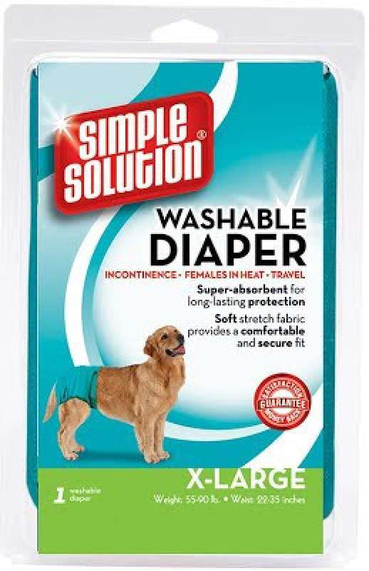 Simple Solution (Симпл Солюшн) Washable Diaper - Подгузники многоразовые для собак (XS) в E-ZOO