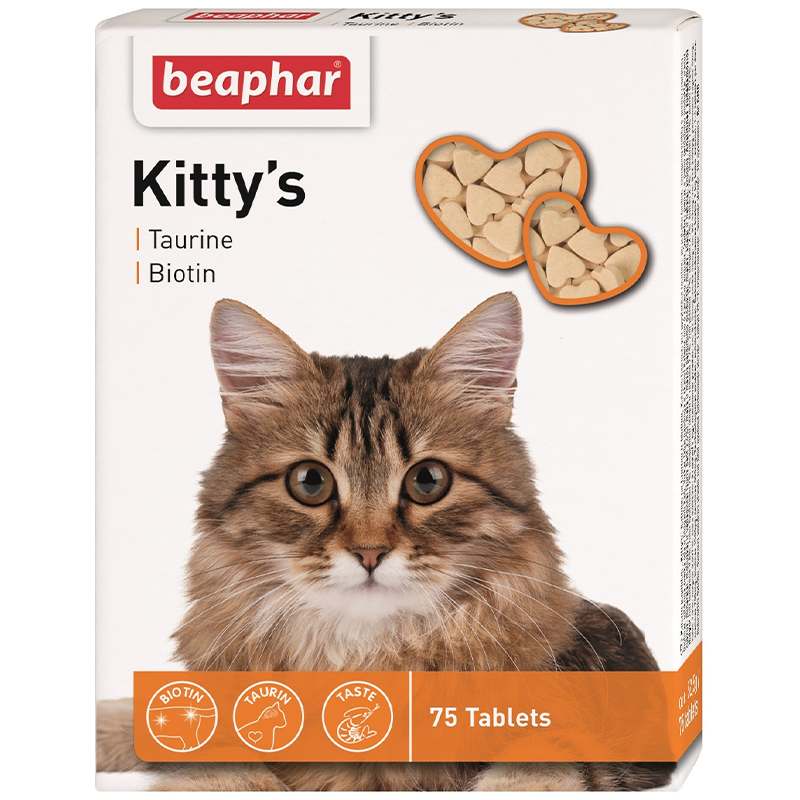 Beaphar (Беафар) Kittys Taurin and Biotin - Витамины с биотином и таурином для кошек
