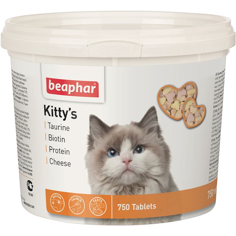 Beaphar (Беафар) Kittys Mix - Таблетки ассорти для кошек
