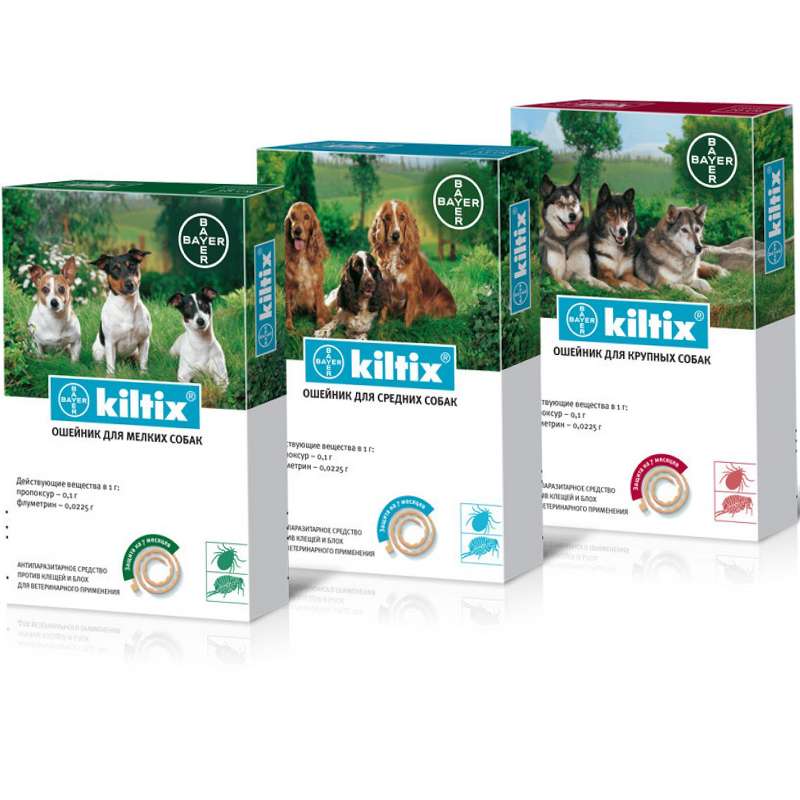 Kiltix (Килтикс) by Bayer Animal - Противопаразитарный ошейник для ...
