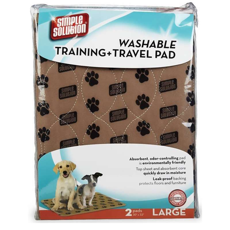Simple Solution (Симпл Солюшн) Washable Training & Travel Pad - Многоразовые пелёнки для собак (81х76 см / 2 шт.) в E-ZOO