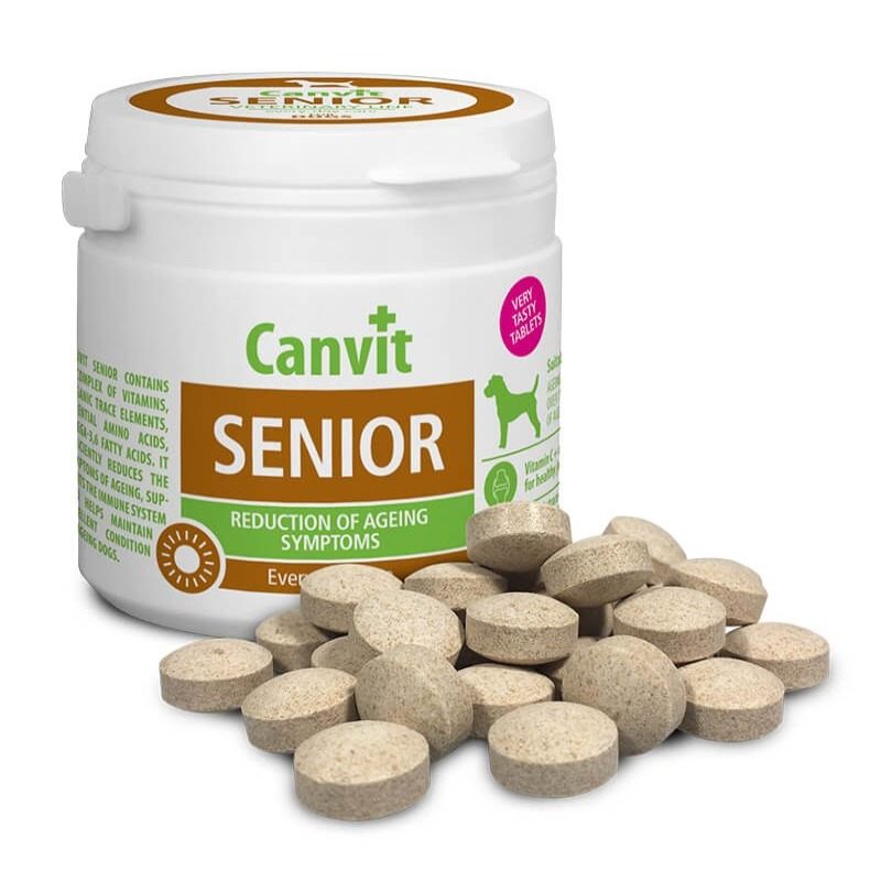 Canvit (Канвит) Senior - Витаминизированная кормовая добавка для пожилых собак (100 г (100 шт.)) в E-ZOO