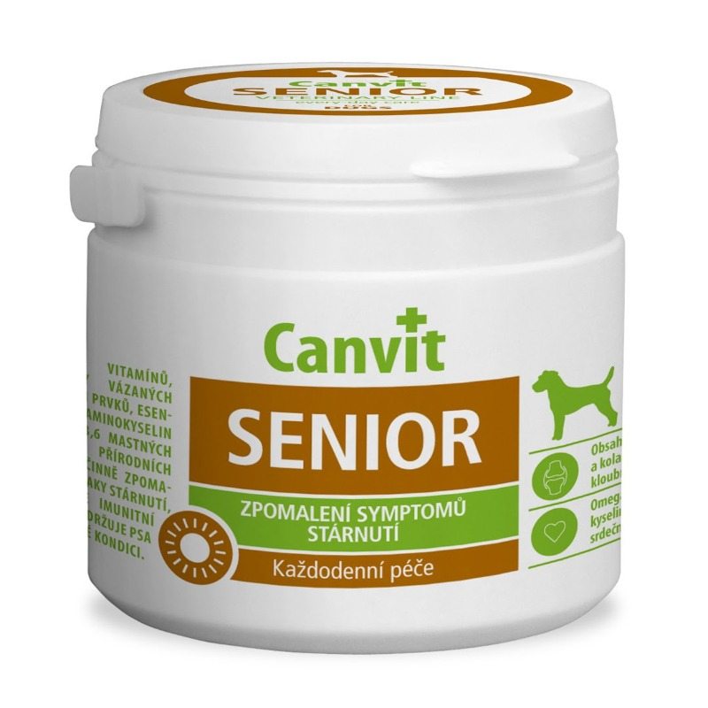 Canvit (Канвіт) Senior - Вітамінізована кормова добавка для літніх собак (100 г (100 шт.)) в E-ZOO