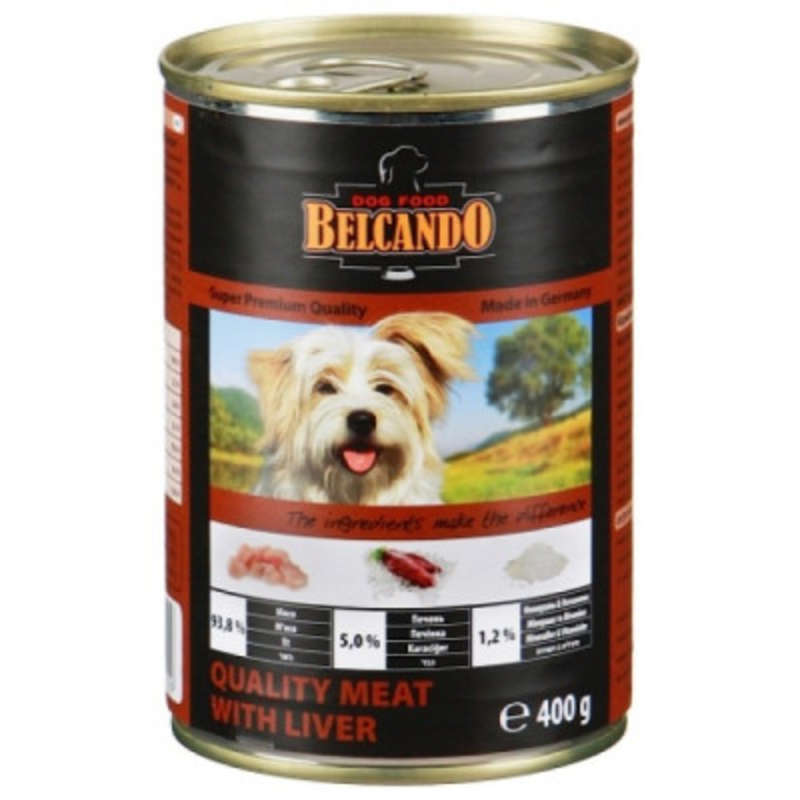 Belcando (Белькандо) Консервированный суперпремиальный корм с отборным мясом для собак всех возрастов