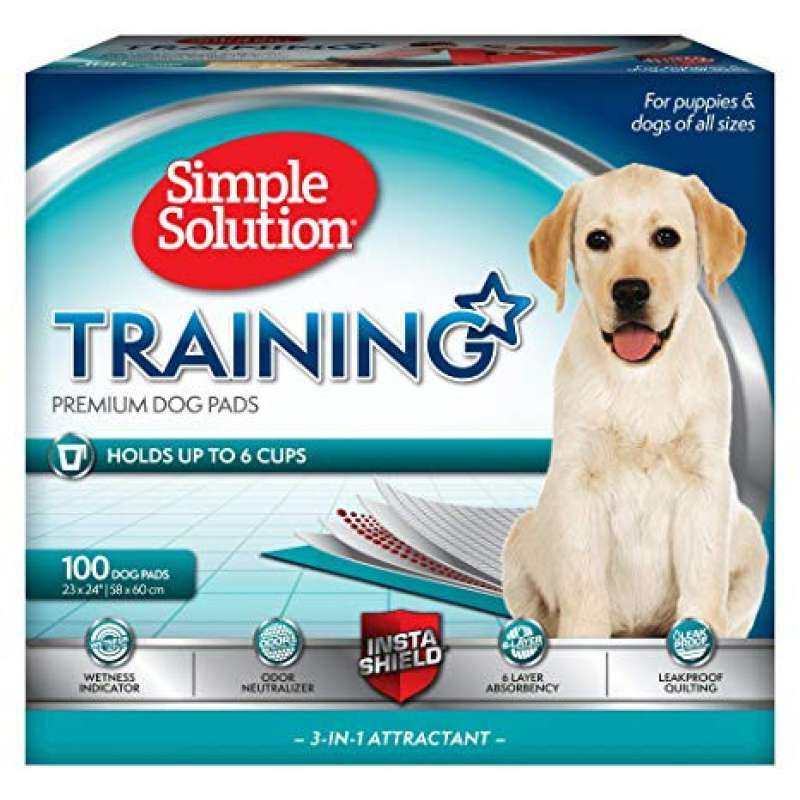 Simple Solution (Сімпл Солюшн) Training Premium Dog Pads - Пелюшки вологопоглинаючі гігієнічні преміум для собак (60х58 см / 50 шт.) в E-ZOO