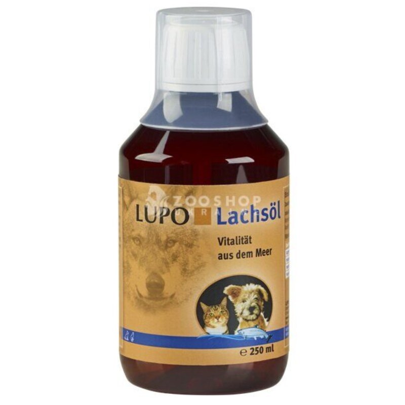 Luposan (Люпосан) LUPO Lachsol - Добавка для кошек и собак с маслом лосося (100 мл) в E-ZOO